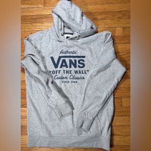 Vans Gray and Blue Men's Hoodie